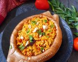 A picture of step 4 of Tomato rice.