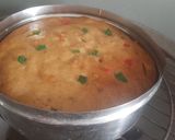 A picture of step 8 of Wheat Flour Eggless Christmas Cake.