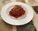 Foto del paso 9 de la receta: Bacalao y merluza con tomate ensayando para Semana Santa