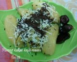 Foto langkah ke 3 dari resep Pisang Kukus keju meses.
