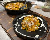 A picture of step 9 of Shrimp & Chorizo Paella.