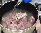 A picture of step 2 of Kashmiri Palak Gosht (Spinachmeat).