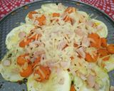 Foto del paso 4 de la receta: Revuelto de verduras con jamón York y queso