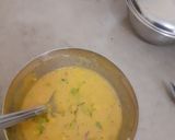 A picture of step 2 of Veg Chilla.