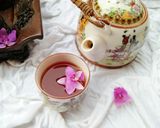 Hình bước làm 6 của món Trà olong dâu
