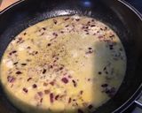 Une image de l'étape 8 de Farfalles bicolores au gorgonzola,basilic et oignon rouge.