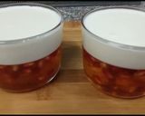 A picture of step 7 of Pomegranate jello Panna cotta dessert|| quick and easy.