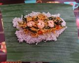 Foto langkah ke 6 dari resep Nasi Bakar Ayam Udang Kemangi.