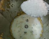 A picture of step 2 of Mango Cucumber Shake.
