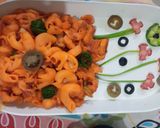 A picture of step 7 of Pizza macaroni.