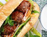 Hình bước làm 4 của món BÁNH Mì BÒ NƯỚNG