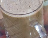 A picture of step 6 of Healthy protein coconut milk shake with carrot and cucumber.