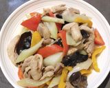 A picture of step 2 of Stir Fry Chicken.