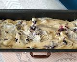 Une image de l'étape 3 de Cake aux myrtilles.