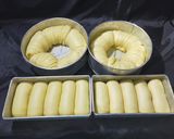 Foto langkah ke 10 dari resep 1 adonan 2 bentuk roti wool roll bread dan roti sobek.