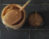 A picture of step 2 of Chocolate Peanut Butter Smoothie Bowl.
