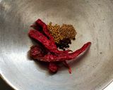 A picture of step 1 of Kadai Paneer.