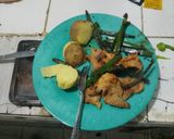 Foto del paso 1 de la receta: Cerdo Caribe con pimentón papas y jugo de sandía