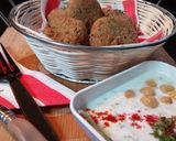A picture of step 7 of Falafel#zoomfalafel.