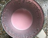 A picture of step 3 of Rich Rose Milk.