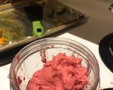 A picture of step 3 of Raspberry peach sorbet.
