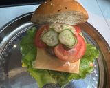 Hình bước làm 2 của món Hamburger sáng