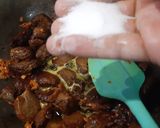 A picture of step 4 of Khasi ko masu ko achar / Mutton Pickle.
