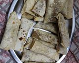 A picture of step 4 of Veg Spring Rolls.