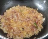 A picture of step 5 of Road side Kalan with cabbage.