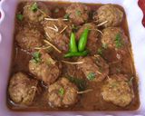 A picture of step 11 of Kofta Karahi.