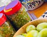 صورة لخطوة 6 من وصفة سلطة البندورة الخضرا المخلله