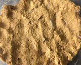 A picture of step 3 of Besan wali roti or chane ki daal ki roti.