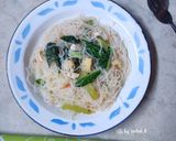 Foto langkah ke 4 dari resep Bihun Jagung Goreng Mix Tahu Putih.