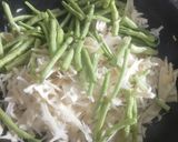 Hình bước làm 1 của món Măng xào đỗ đũa(đỗdải áo)
