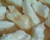 Gyümölcskrémleves(alma+szilva) tojáshab-galuskával recept fázis 4 fotója