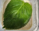 รูปขั้นตอนการทำที่ 5 ของ ใบงาเกาหลีชุปแป้งทอด(깻잎 튀김)