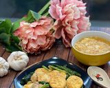 Foto langkah ke 4 dari resep Sapo Tahu x Sayur Hijau ala Tiger Kitchen.