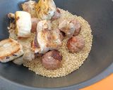 Foto del paso 6 de la receta: Arroz al horno con pelotas