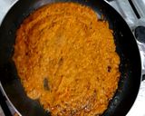 A picture of step 2 of Paneer matar masala.