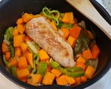 Foto del paso 4 de la receta Solomillo de cerdo en salsa de verduras