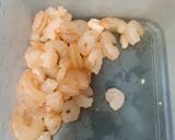 A picture of step 2 of Fideuá with Cuttlefish, Shrimp, and Aioli.