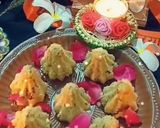 A picture of step 8 of Thandai Modak.