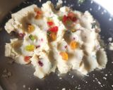 A picture of step 5 of Paneer Mawa Rasmalai Tutti Frutti Modak.
