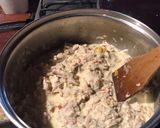 Foto del paso 3 de la receta: Papas con pollo y crema de leche