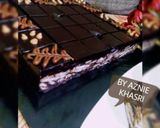 Gambar langkah 20 resipi ☕Resepi Kek Batik Coklat Ganache☕.