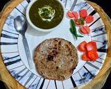 बाजरे की रोटी पालक का साग (bajre ki roti palak ka saag recipe in Hindi) रेसिपी चरण 5 फोटो