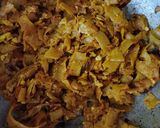 A picture of step 4 of Cheesey leftover chapati pasta.