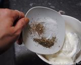 A picture of step 5 of Turkish Grilled eggplant salad with yogurt-mint sauce.
