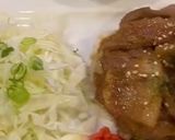 A picture of step 7 of Shogayaki (Stir fried pork with ginger sauce).