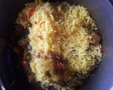 A picture of step 7 of Tawa Pulao (Flavours of rice).